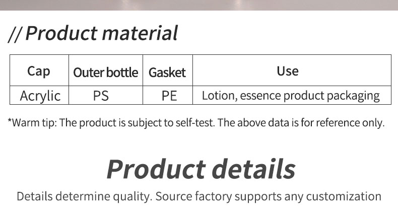 50ml Pearlescent Gold Lid Plastic Bottle for Capsules and Pills Transparent Pharmaceutical Container