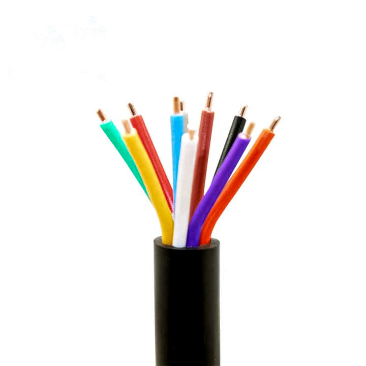 Electric Industrial Welding Wire 6AWG Rubber Sheathed Flexible Copper Cable