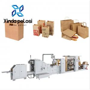 Quality Automated Luxury Paper Shopping Bag Making Machines 380V Easy To Operate for sale