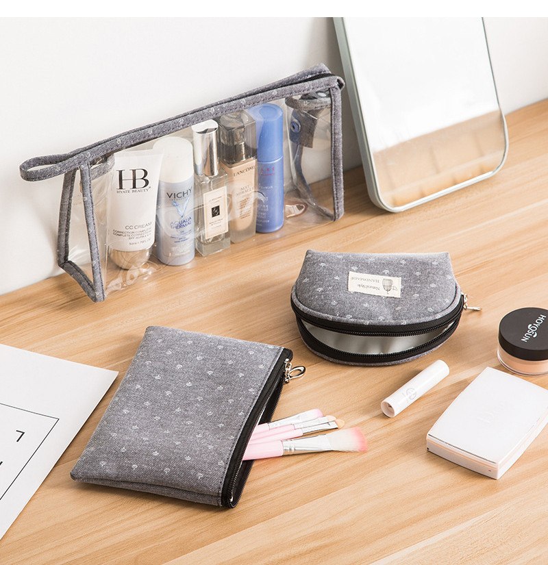 Water Resistant Polyester SGS Travel Toiletry Bag