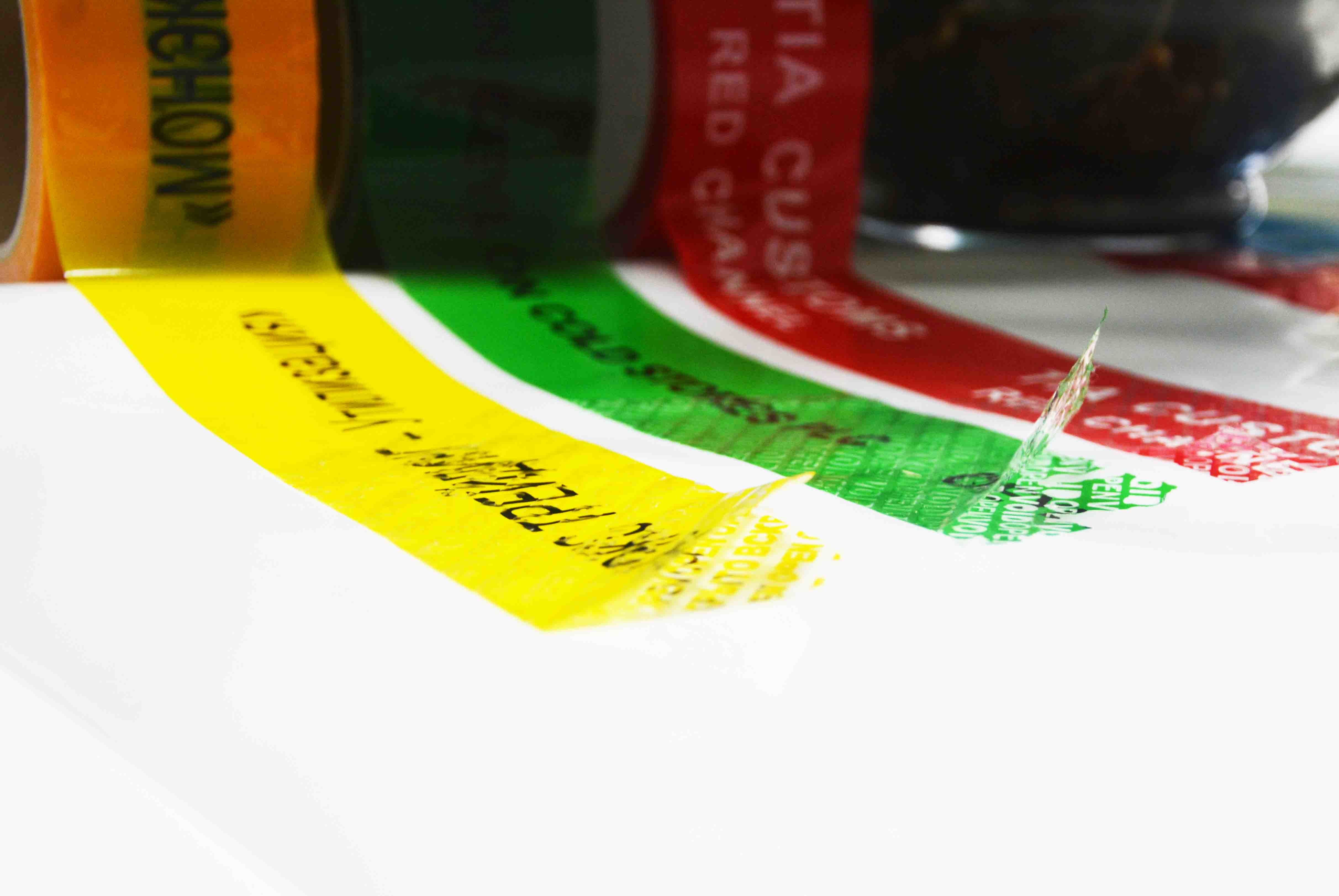 VOID OPEN Tamper Proof Seal Tape Anti Fake Security Packing Sealing Tape