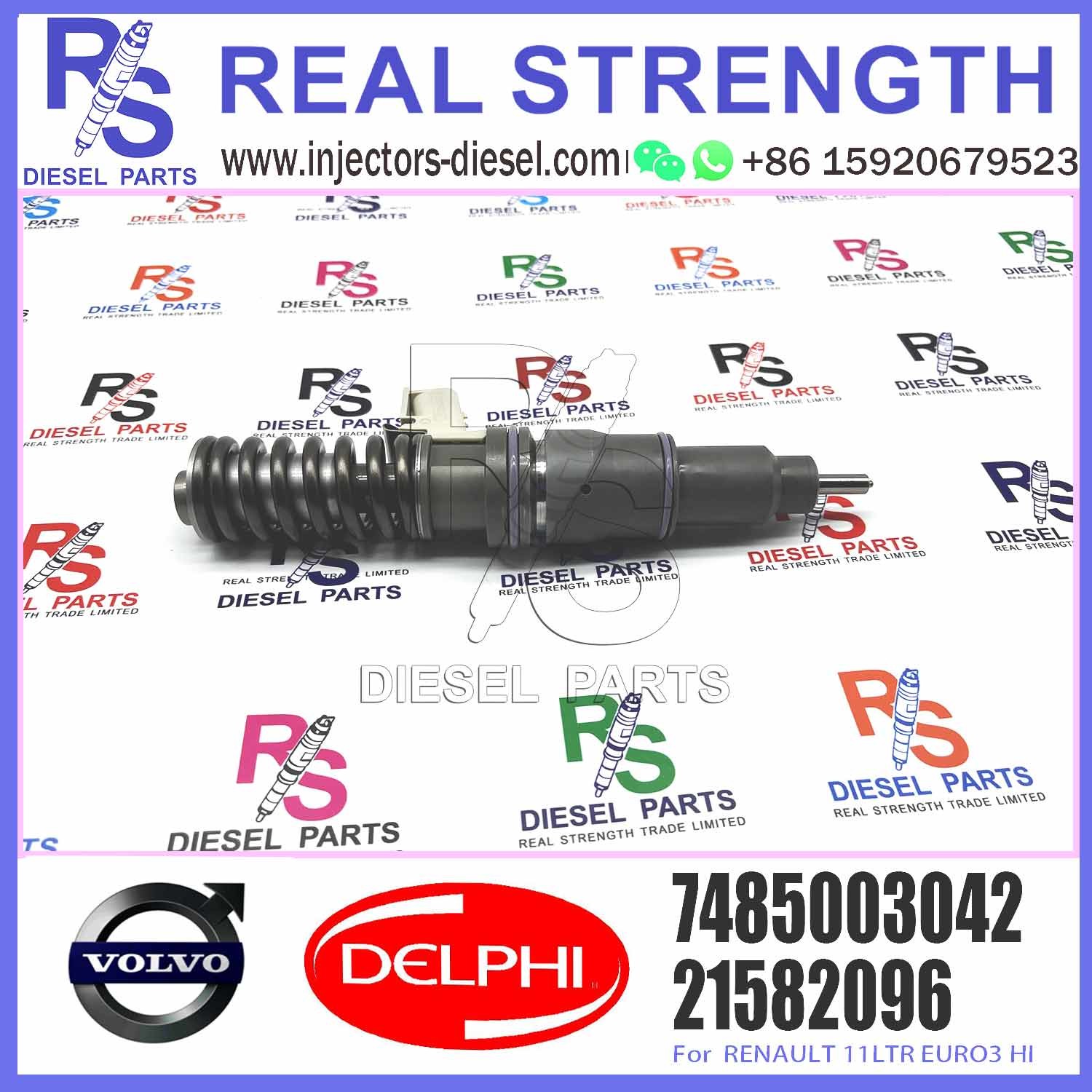 Diesel Fuel Injector Nozzle 7421644598 7485003042 7485003949 85003042 85003949 for V-O-L-V MD11 RENAULT Premium Diesel Eng