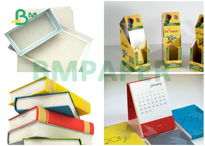 1.5mm 2mm High Thickness Coated Duplex Paper Board White Top Gray Back