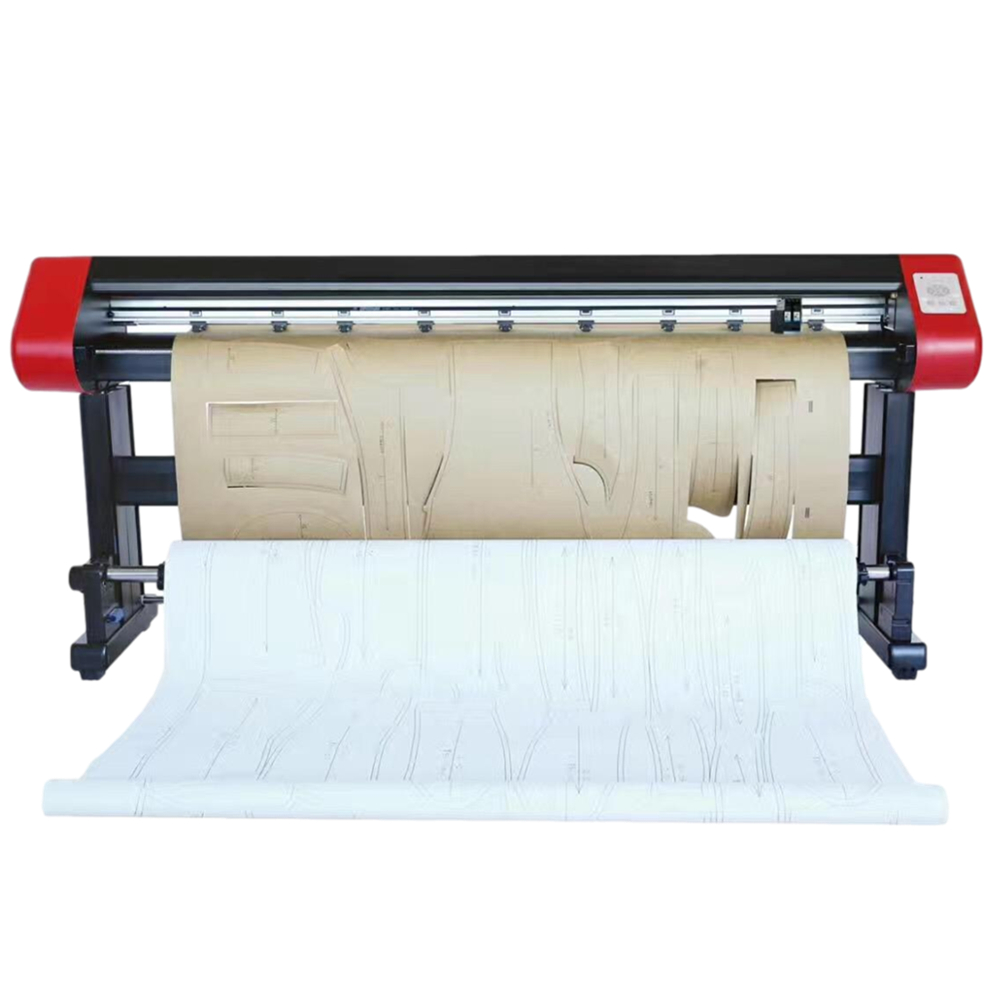 100KG Weight Vertical CAD Paper Pattern Cutting Plotter with Optional Printing Resolution