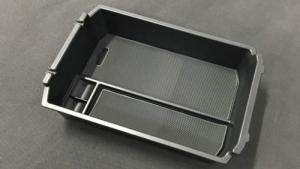 Black Car Interior Trim Parts , Mitsubishi Eclipse Cross 2018 ABS Plastic Storage Box Armrest Box