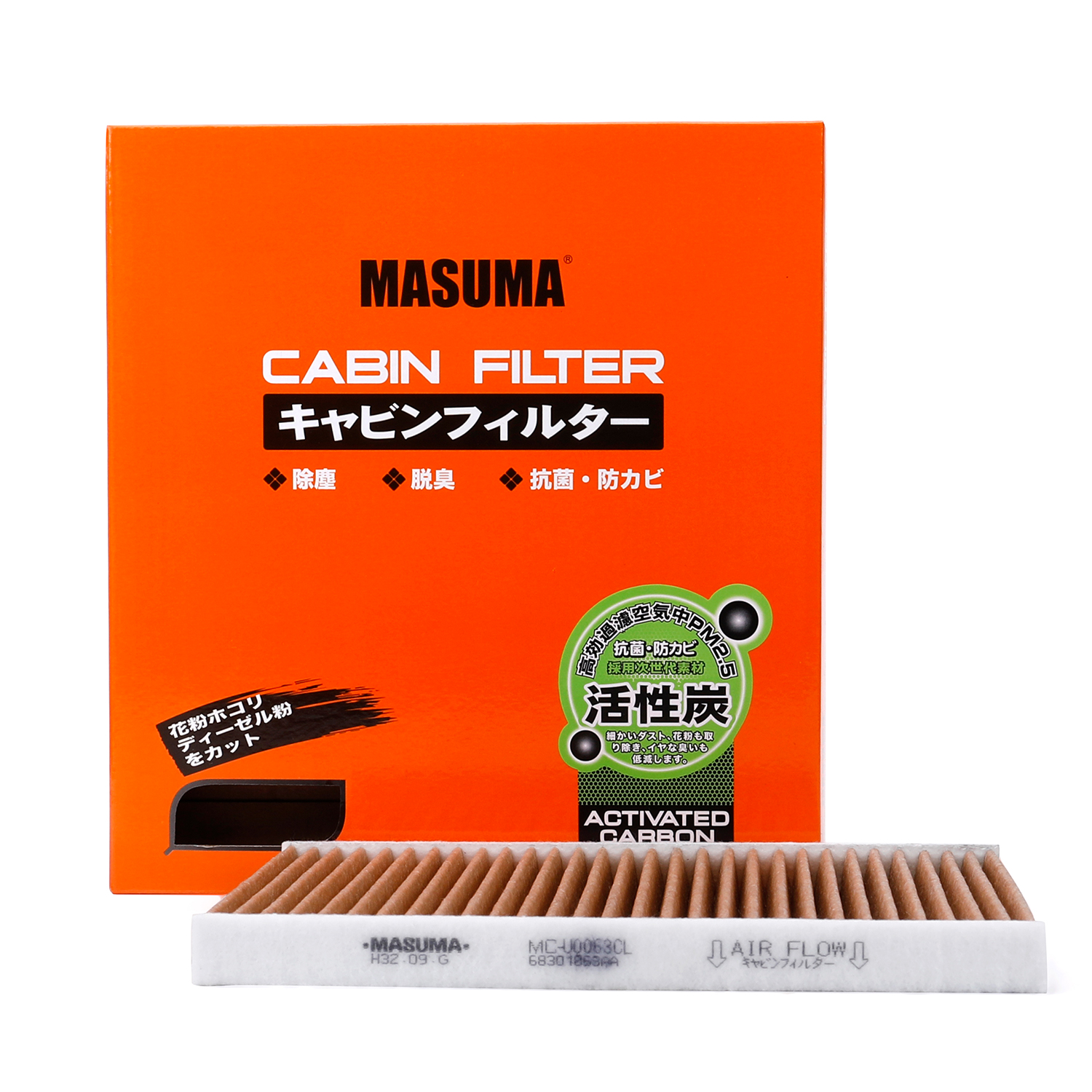 MC-U0063CL MASUMA Cabin Filter 68301863AA for 2007- Year Contact view more Engine
