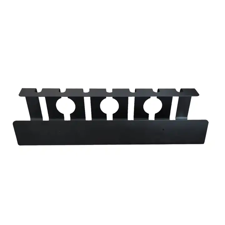 Vertical Cable Management Metal Under-Desk Wire Mesh Cable Tray for Power Cord Storage
