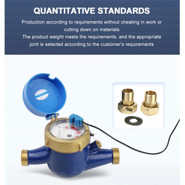 DN20 Magnet Stop Water Meter Rs485 Mid Modbus Factory Price