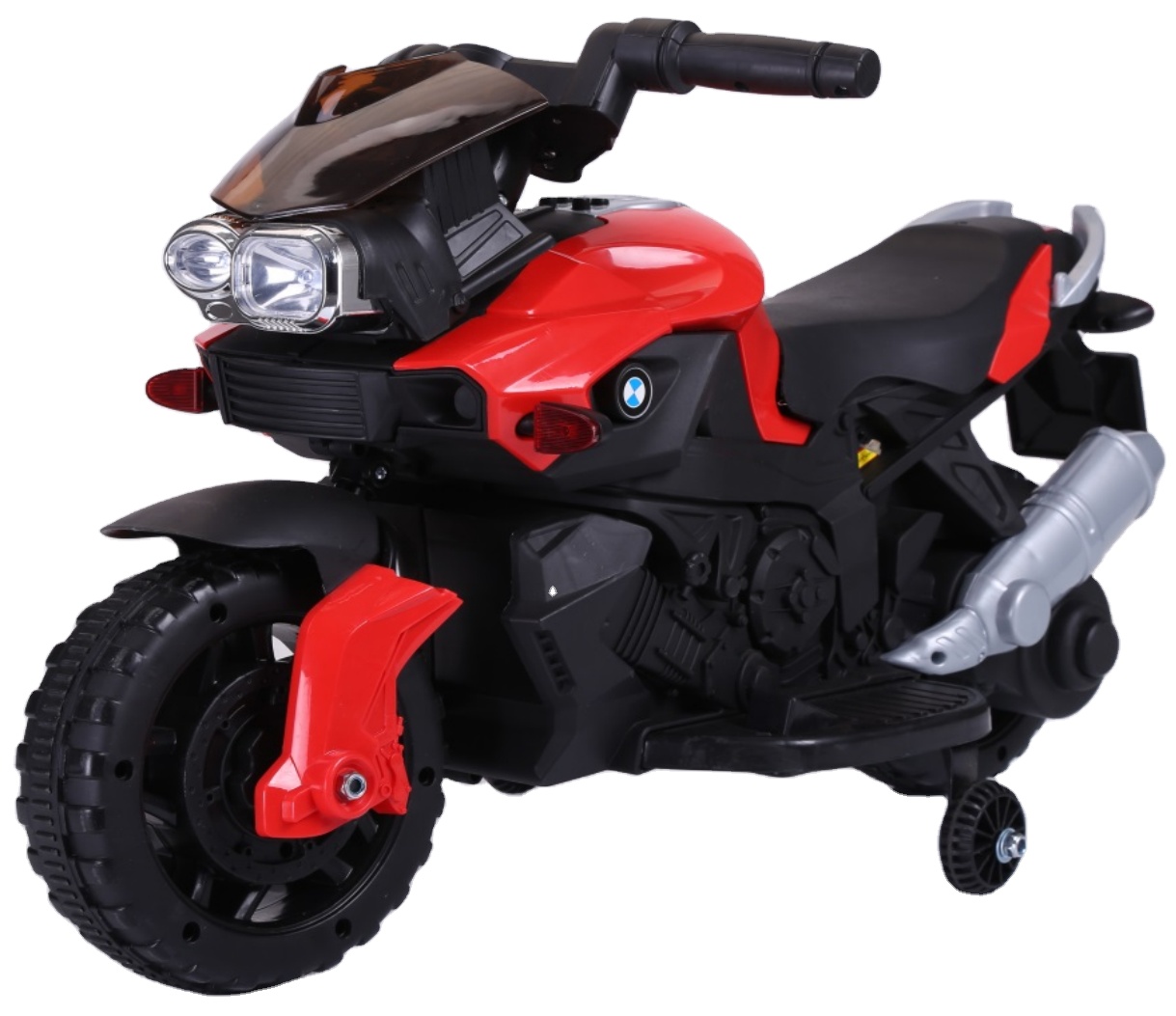 Unisex Kids Electric Ride On Car Motorcycle Child Motorcycle with Lights and Speakers