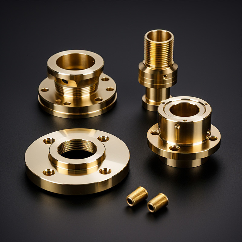 Brass CNC Turned Components Manufacturers CNC Machining Automotive Parts CNC Precision Turning Parts