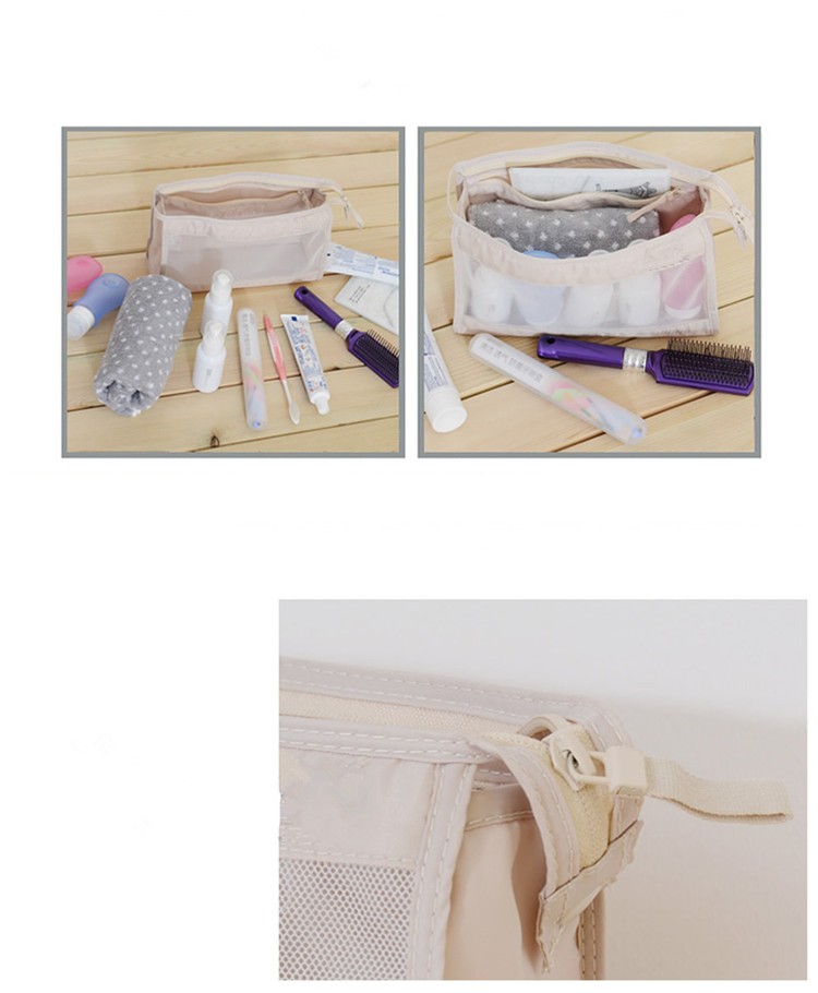 Custom Transparent Cosmetic Bag Cute Pouch Travel Bag Makeup Bag Zipper