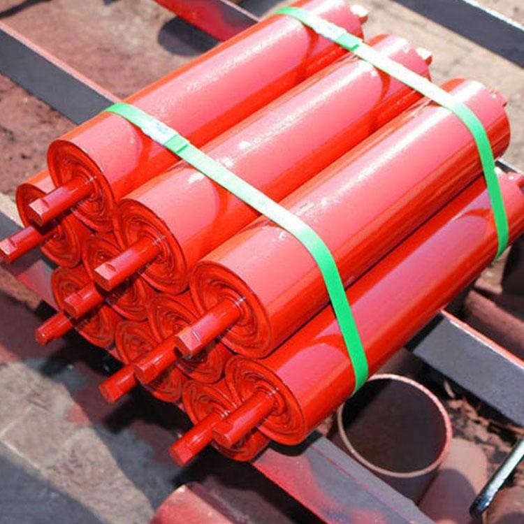 Belt Wheel Idler CE Metal Conveyor Rollers Female Thread Type Driving