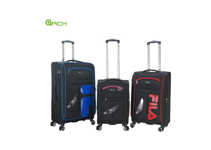 1680d Trolley Case with Two Front Pockets and Spinner Wheels