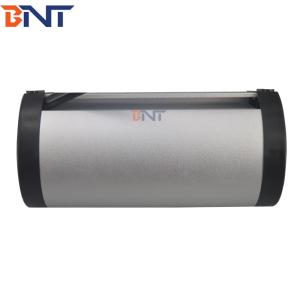 Horizontal column multimedia clamp on desk power socket box