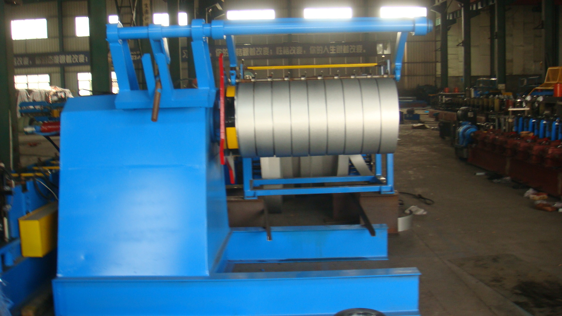Automatic Rolling Shear Steel Slitting Line Zinc Plating Roll Sheet