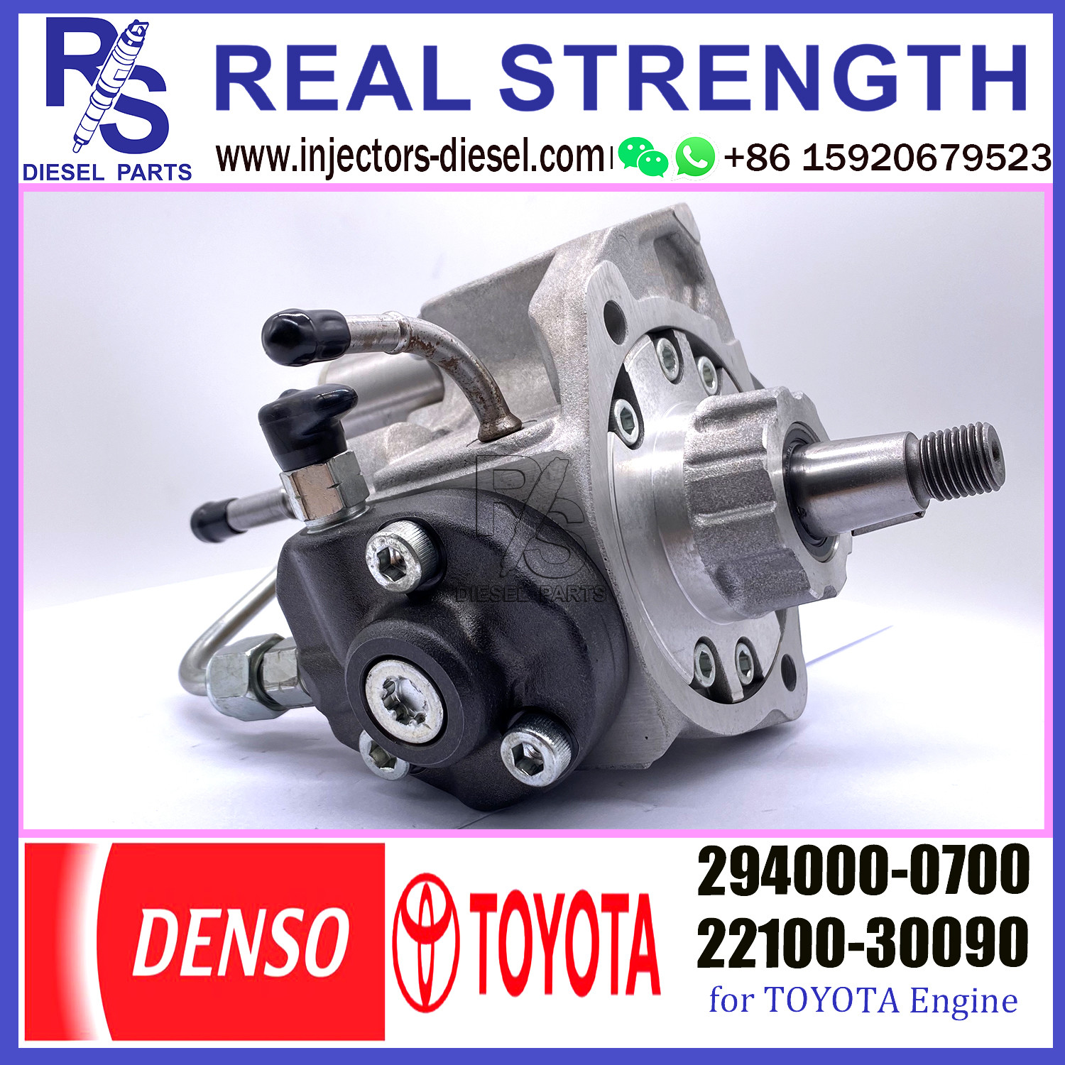 Denso 294000-0700 Common Rail Pump for Toyota 1KD 2KD 294000-0700 22100-30090