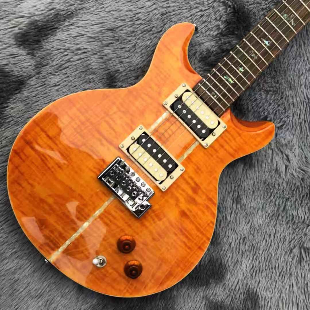 Grand Carlos Type Electric Guitar with 20mm Solid Flamed Body