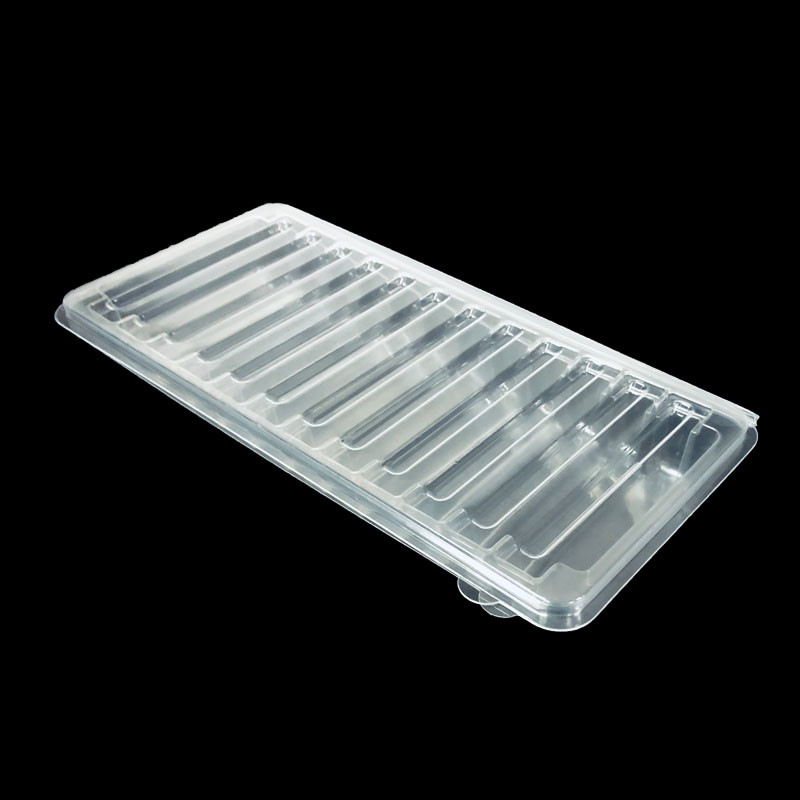 Quality 12-Cell PET Clamshell Packaging for Diagnostic Test Strips for sale