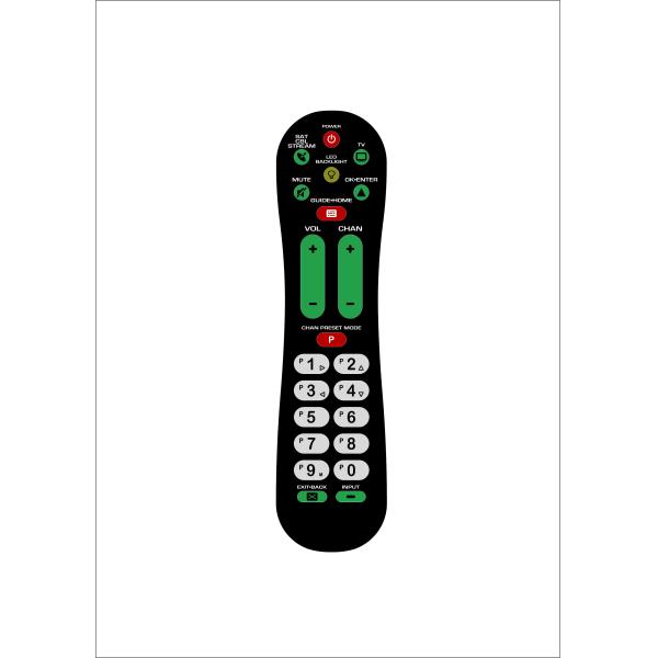 Eco - Frienldy All Purpose Remote Control , Multi Function Remote Control Long