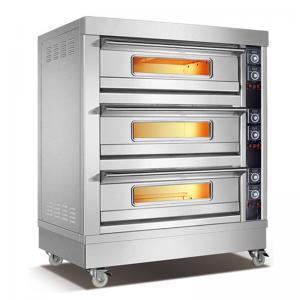 China 3 Deck Gas Industrial Ovens For Baking Cupcakes,Bread Pizza Bakery Big Oven For Baking Cupcakes Bakery Equipment on sale