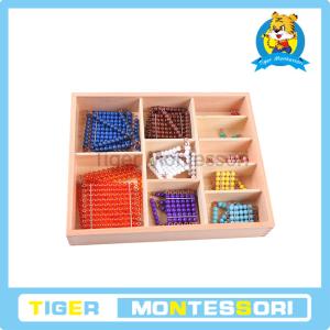 Quality Montessori math materials,wooden toys,Short Bead Chain for sale