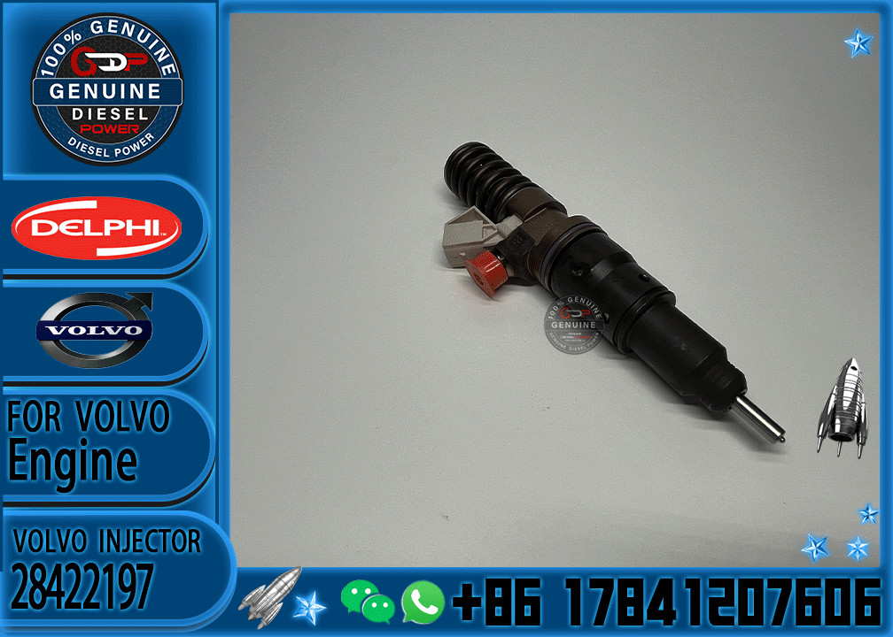Diesel Fuel Injector common rail parts injector 22378579 22501885 28422197 BEBE1R11002 for VOLVO