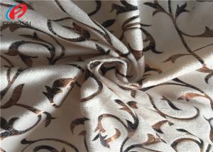 China Embossed / Printing Velboa Polyester Velvet Fabric , Upholstery Material Eco Friendly on sale