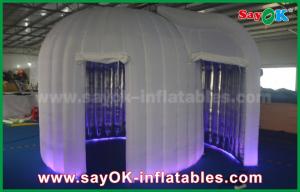 Quality Advertising Booth Displays Wedding Led Spray Inflatable Booth For Sale , Two Years Warranty for sale