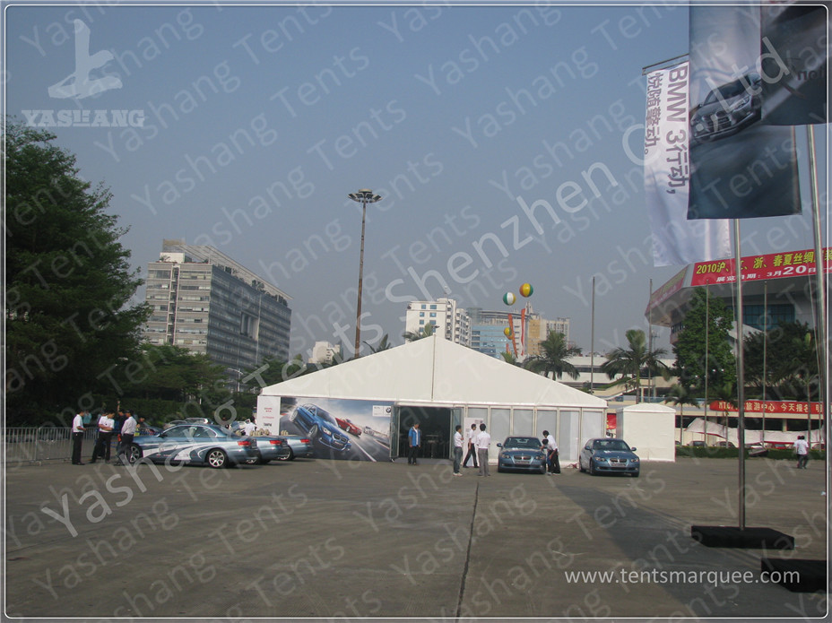 25x25 M Auto Road Show Outdoor Exhibition Tents High Performance ISO CE Certification