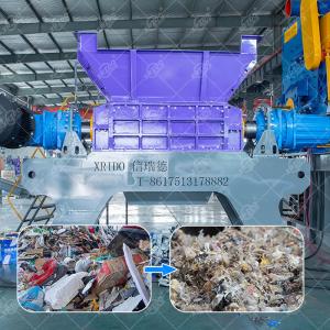 China Mobile Double Shaft Shredder for Metal and Plastic Waste on sale