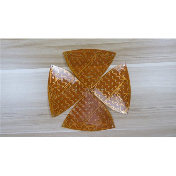 Large FPC (Flexible Printed Circuit PCB) Built on Polyimide with Yellow Coating and Immersion Gold for LED Lighting