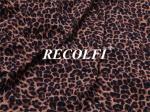 Leopard Printing Repreve Fabric Stretch Activewear Made From Recycled Plastic