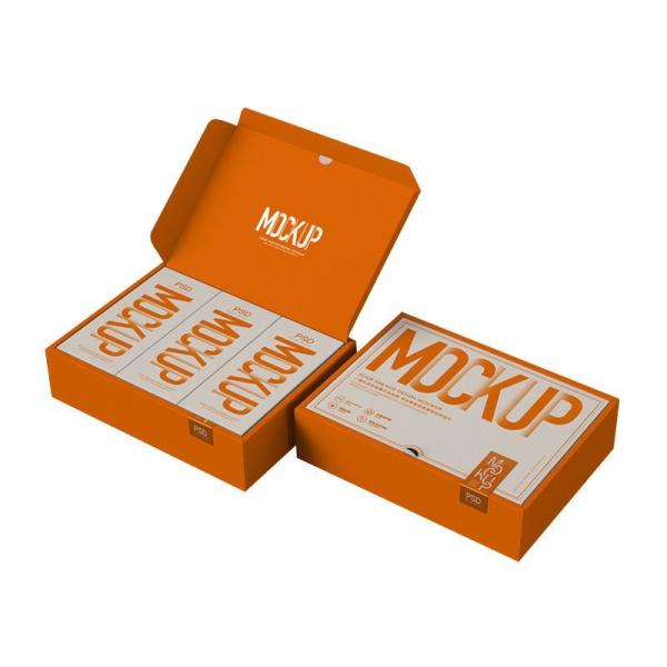 Custom 3 Layer Folding Gift Box Matt Lamination Paper Packaging Box With Logo
