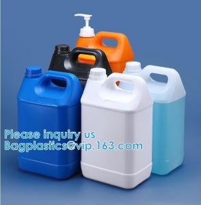 China 250ml 500ml 1000ml 1 Litre Gallon Plastic PET Storage Container HDPE Chemical Use F Style Jugs Bottle on sale