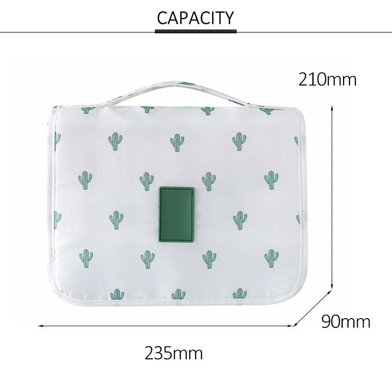 Custom High Quality Waterproof Hanging Travel Portable Wash Toiletry Bag