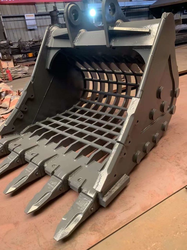 Wheel Loader Excavator Attachment 5-60 Ton Excavator Skeleton Bucket
