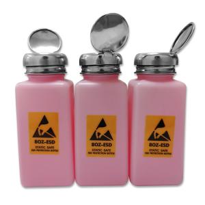Quality Cleanroom HDPE Plastic ESD Alcohol Bottle 240ML for sale