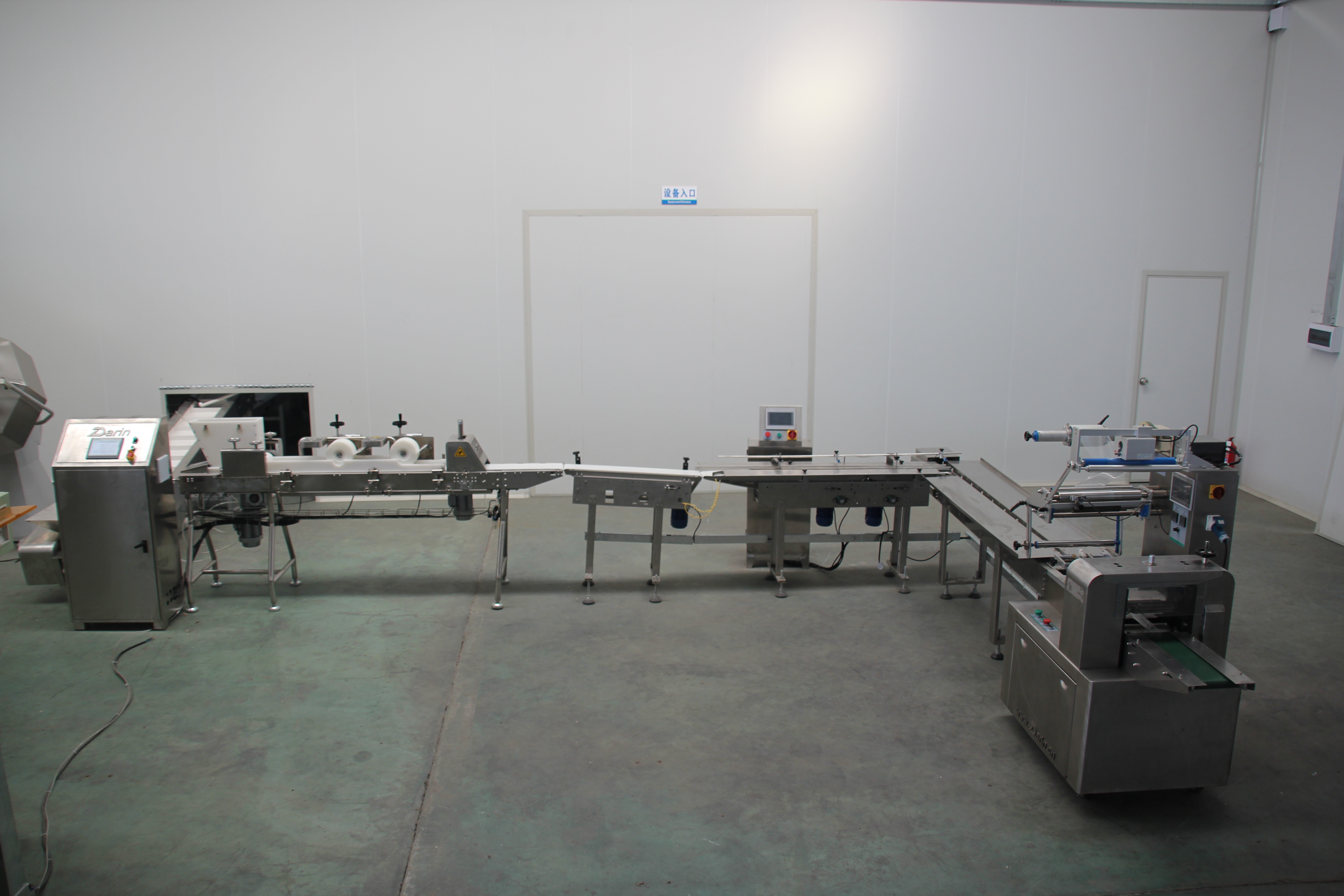 Simens Motor Granola Bar Press Machine Conveying Belt 180mm Width