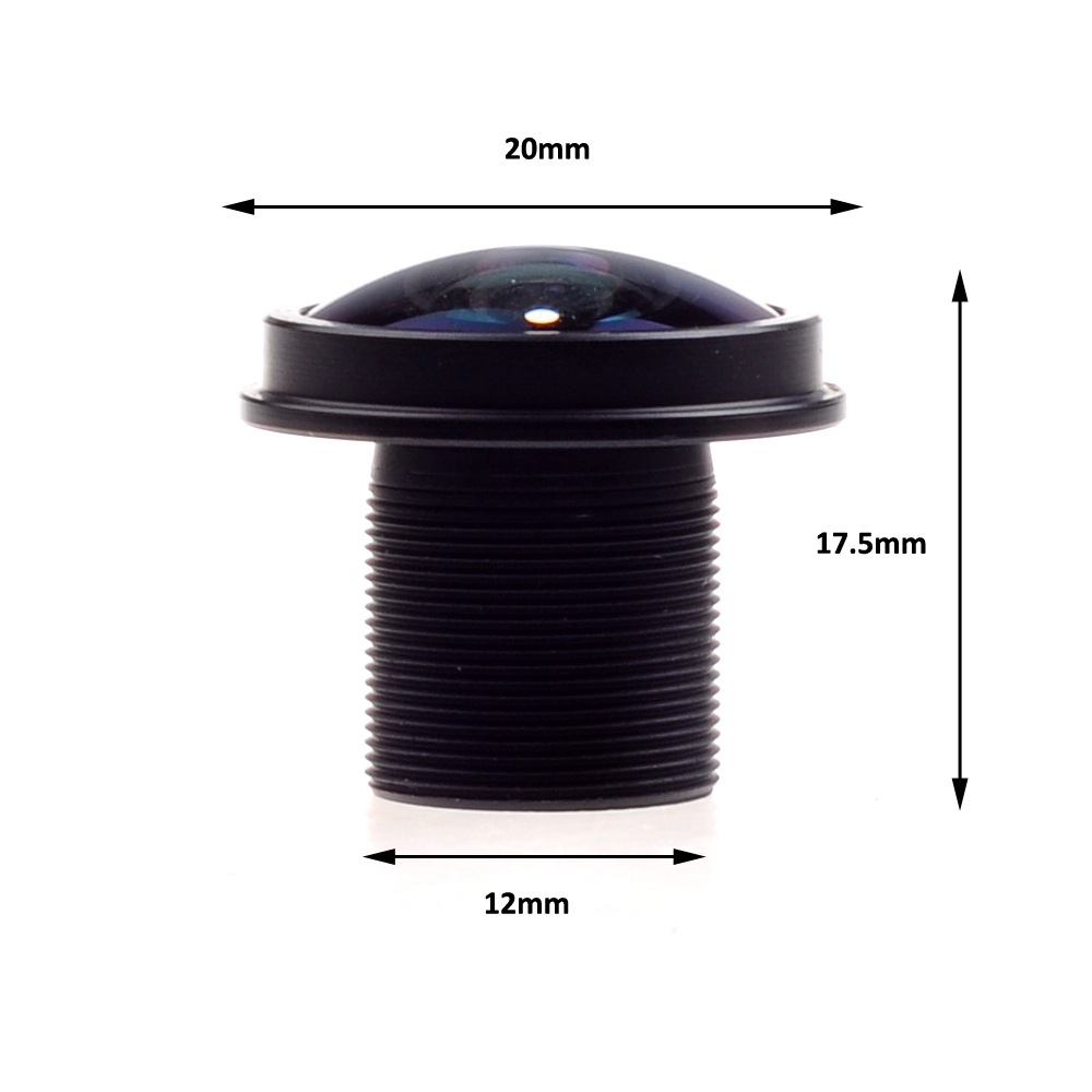 5mp 1.8mm 180 degree CCTV MTV Board IR Lens Fisheye Lens for Security CCTV Video 5MP IP camera