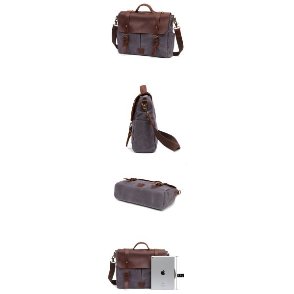15 Inch Mens Shoulder Messenger Bag