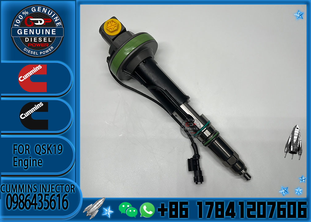 New Common Rail Diesel Fuel Injector 0986435616 For Cummins QSK19 QSK38 QSK60