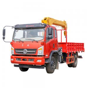 China Red 11m Arm Commercial Truck Mounted Cranes Vehicle Mounted Crane on sale
