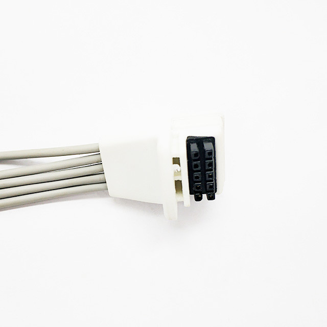5 Leads IEC AHA ECG Patient Cable With Snap Type For Holter Recorder