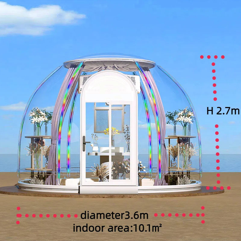 Homestay Hotel Dining Homes Prefab Mobile Transparent Spare Outdoor Bubble House