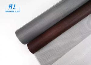 China Plain weave PVC coated 3ft*100ft Fiberglass Fly Screen For Windows on sale