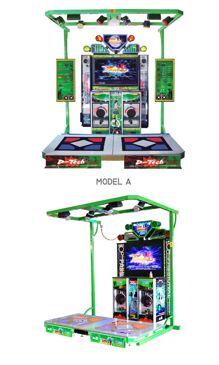 55" Video Arcade Dance Game Machine 2 Players For Amusement Park