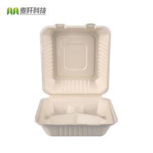 Quality Eco friendly tableware environmentally friendly food box biodegradable food package for sale