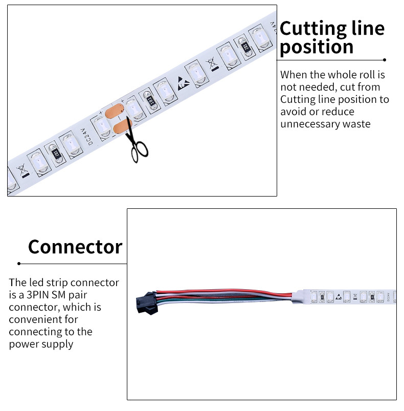 16×16 Pcb IP68 12W 630nm 60leds/M Warm White LED Strip