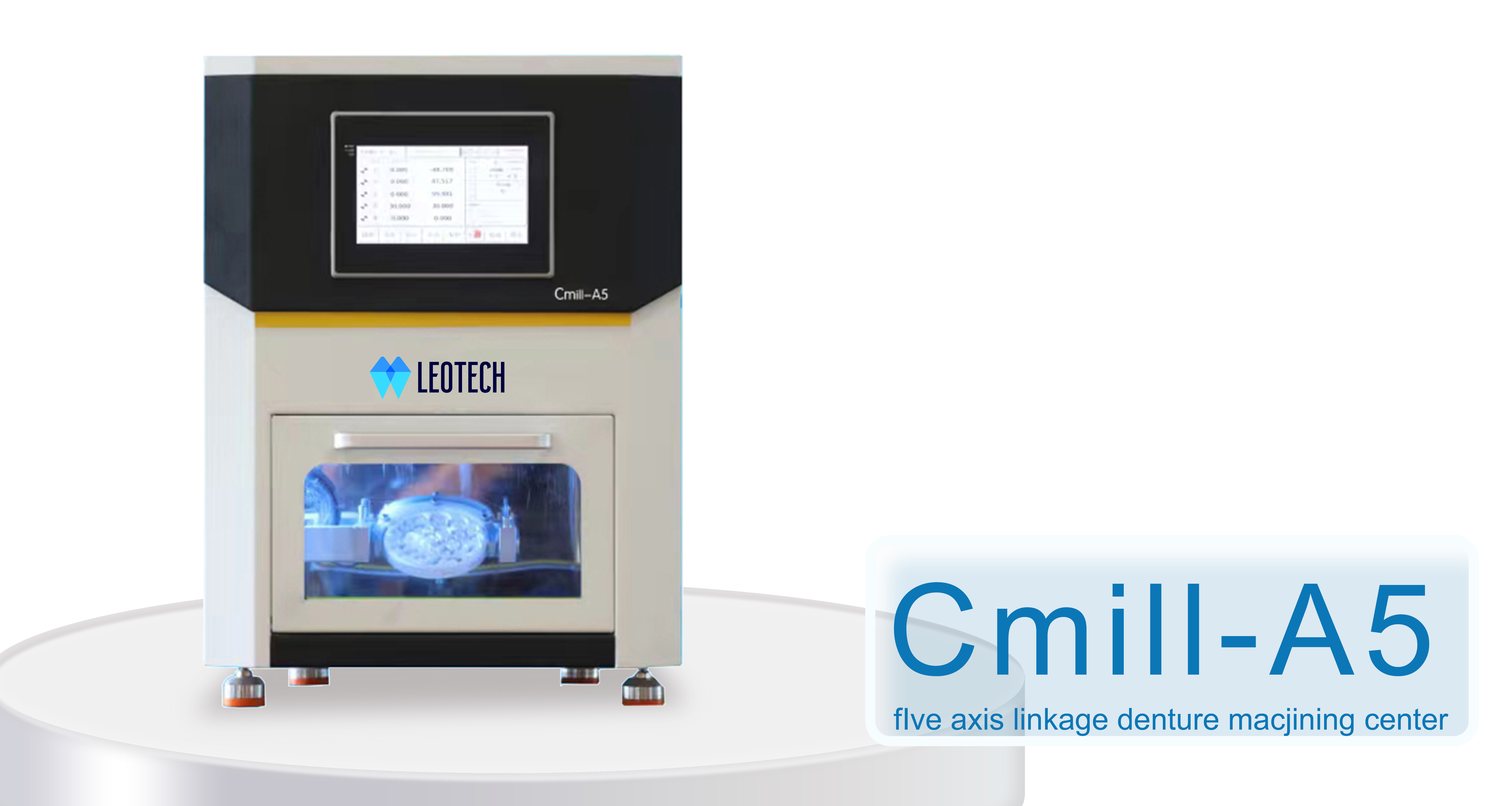 5 Axis Dental Milling Machines High Precision Dental Restorations Zirconia Milling Machine