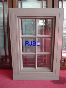 Quality Copper Aluminium Clad Timber Windows , Wood Casement Windows EPDM Gasket for USA market for sale